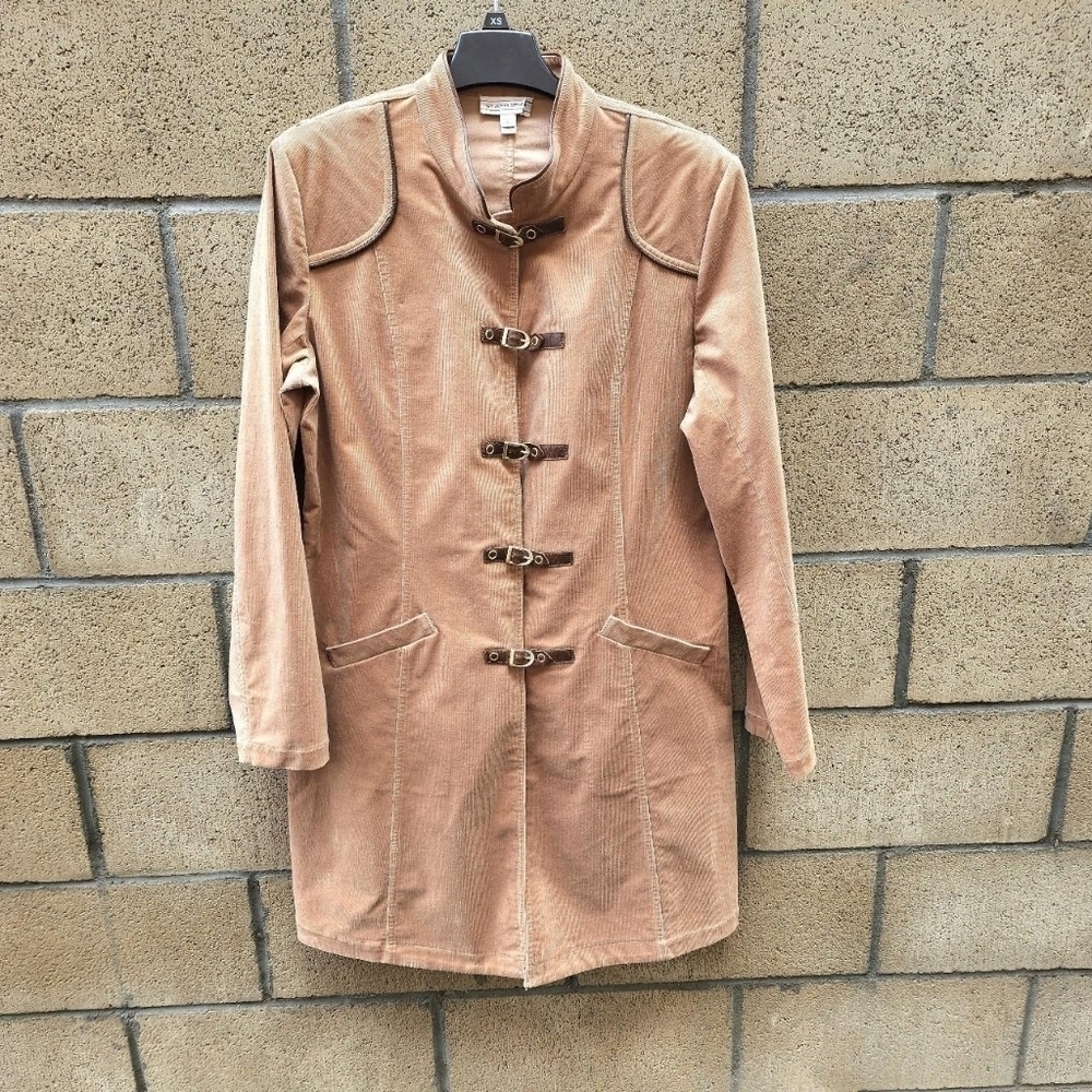 St. John Tan Corduroy Coat